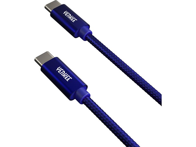 Kábel YENKEE YCU C102 BE USB-C 2.0/USB-C 2m