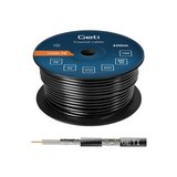 Koaxiálny kábel Geti 125AL PE - vonkajší (100m cievka)