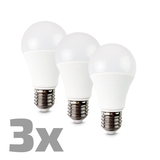 Obrázok Solight SADA 3x LED Žiarovka E27/12W/230V SL0517