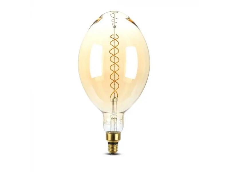 Obrázok V-TAC VT-2168D 8W BF180 LED AMBER DOUBLE FILAMENT BULB COLORCODE:2000K E27 dimmable