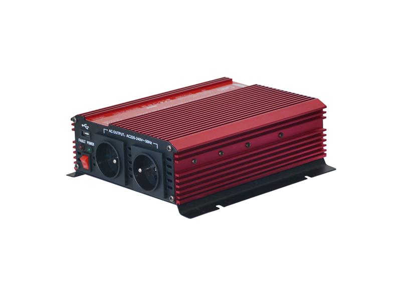 Obrázok Menič napätia 12V / 230V - 1000W / USB Geti GPI 1012