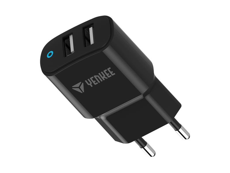 Obrázok Sieťový adaptér - 2x USB / 17W YENKEE YAC 2020 BK