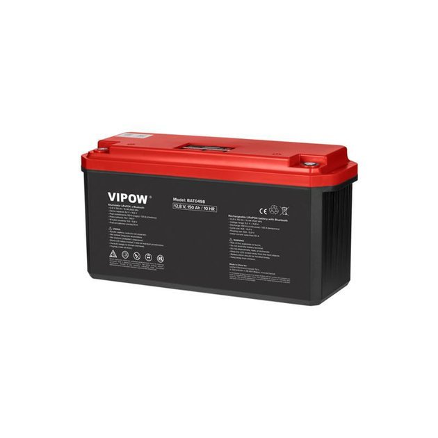 Batéria LiFePO4 12,8V 150Ah VIPOW BAT0498 Bluetooth