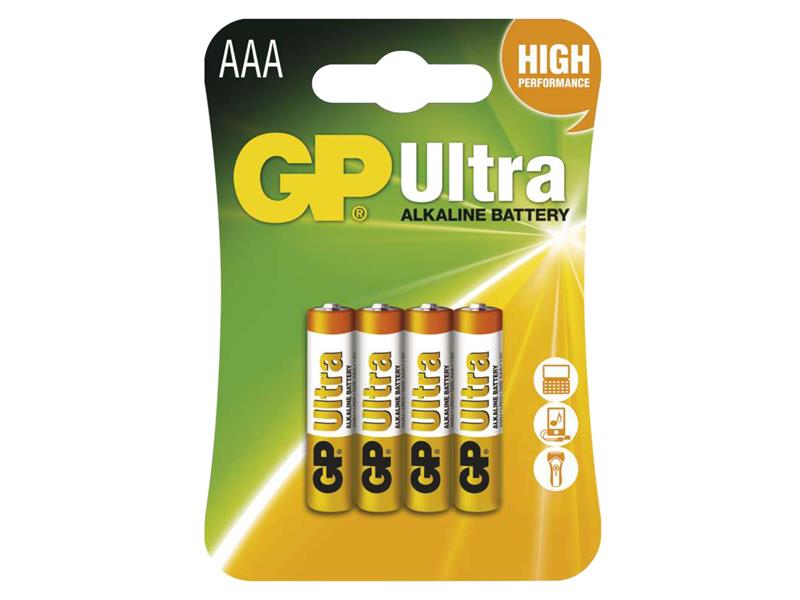 Batéria AAA (R03) alkalická GP Ultra Alkaline 4ks