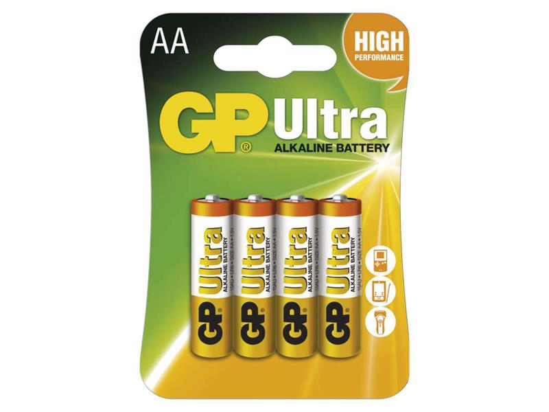Batéria AA (R6) alkalická GP Ultra Alkaline 4ks
