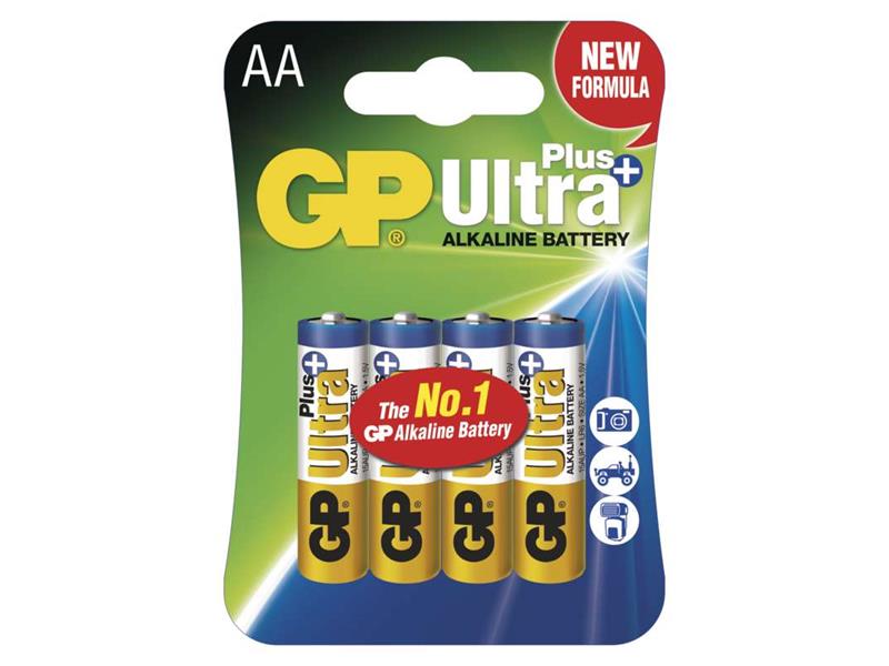 Obrázok GP Ultra Plus LR6 (AA) 4ks v blistri (GP15AUP)