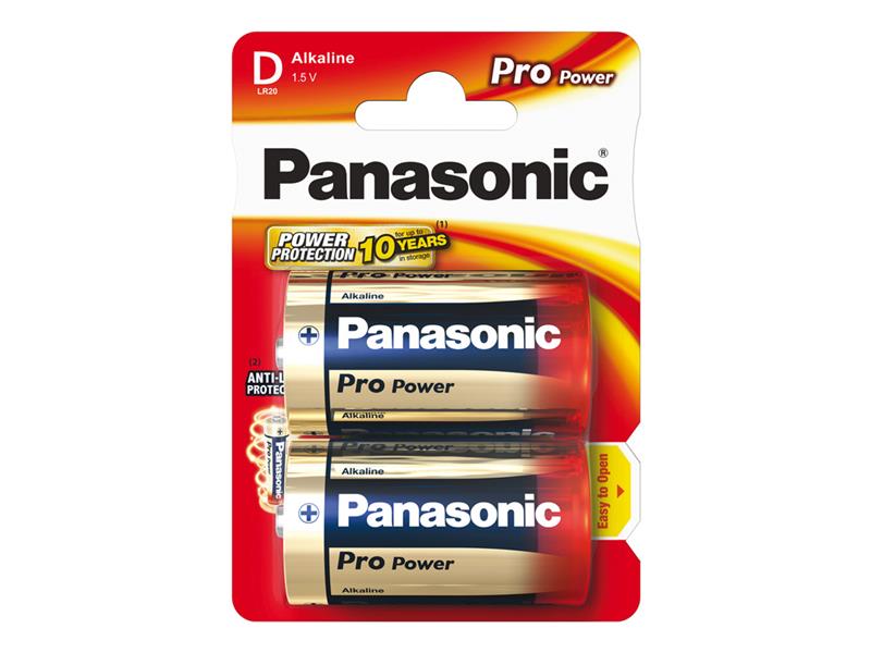 Batéria D (R20) alkalická PANASONIC Pro Power 2ks / blister