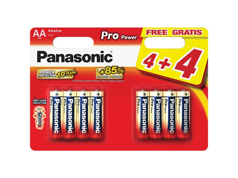 Batéria AA (R6) alkalická PANASONIC Pro Power 8ks / blister
