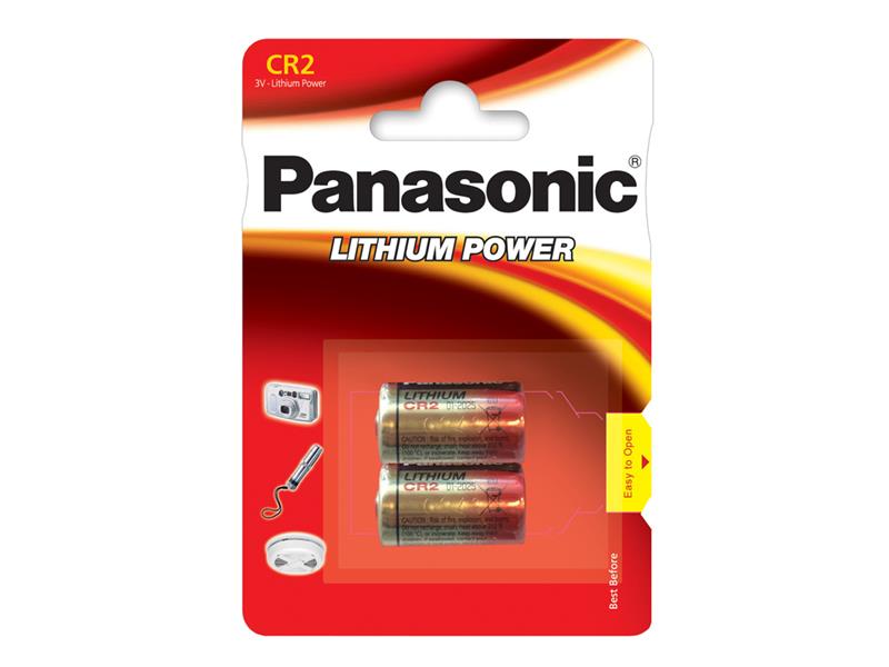 Obrázok Batéria lítiová - CR2 / 3V / 850mAh PANASONIC (2ks)