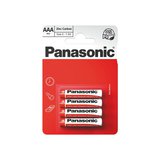 Batéria AAA (R03) Zn-Cl PANASONIC Red 4ks / blister