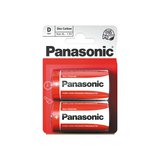 Batéria D (R20) Zn-Cl PANASONIC Red 2ks / blister