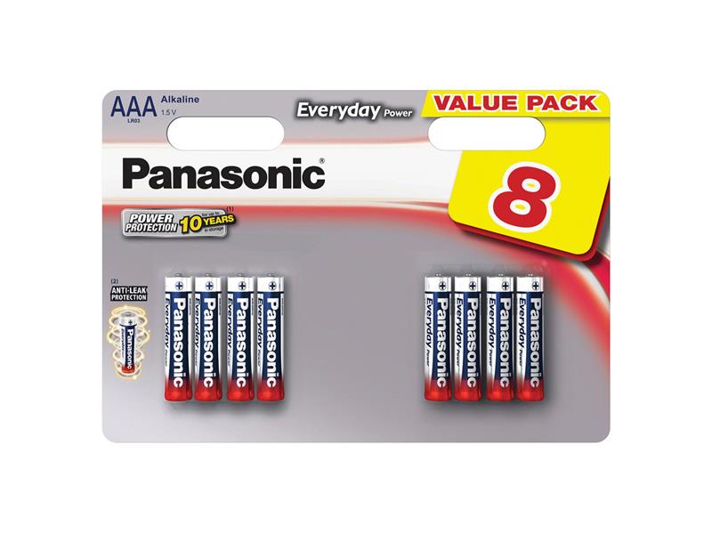 Batérie AAA (R03) alkalická PANASONIC Evolta 8BP