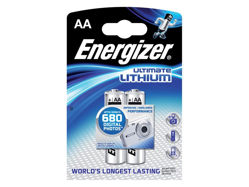 Batérie lítiová AA R6 1,5V ENERGIZER Ultimate 2ks / blister