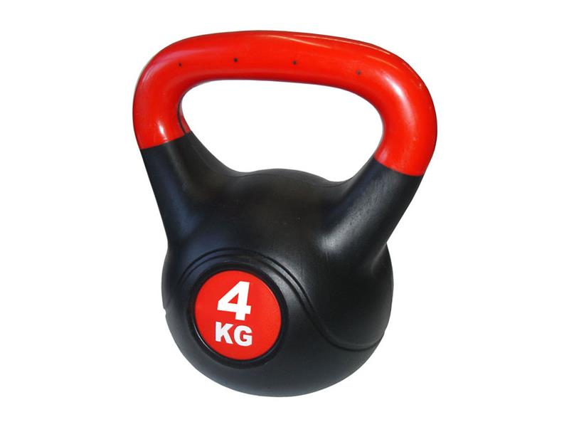 Obrázok ACRA Činka kettlebell s cementovou náplní - 4 kg