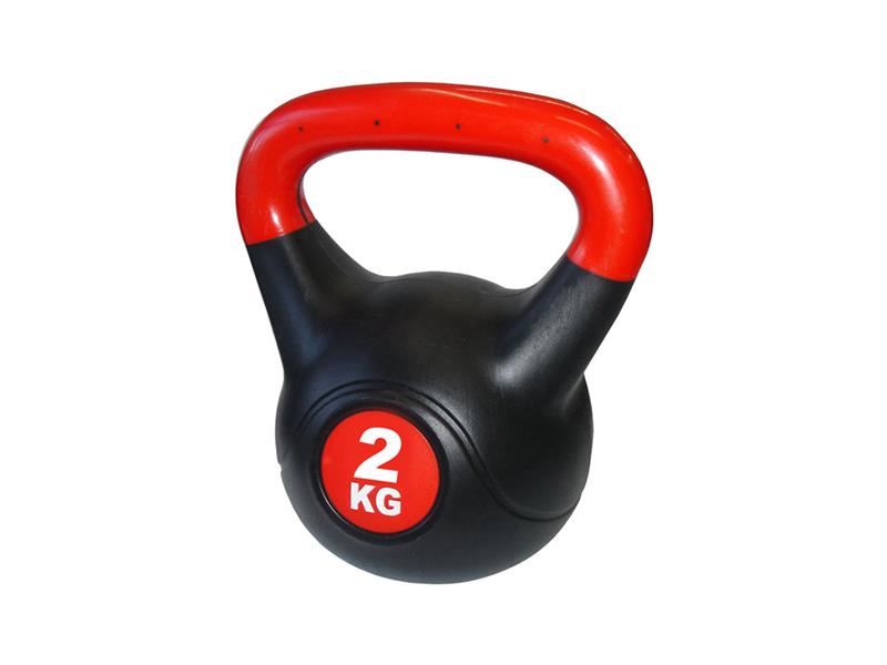 Obrázok ACRA Činka kettlebell s cementovou náplní - 2 kg