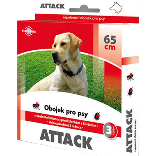 Antiparazitný obojok pre psov STACHEMA Attack 65cm