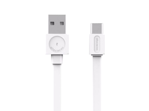 Kábel ALLOCACOC USB/USB-C 1,5m White