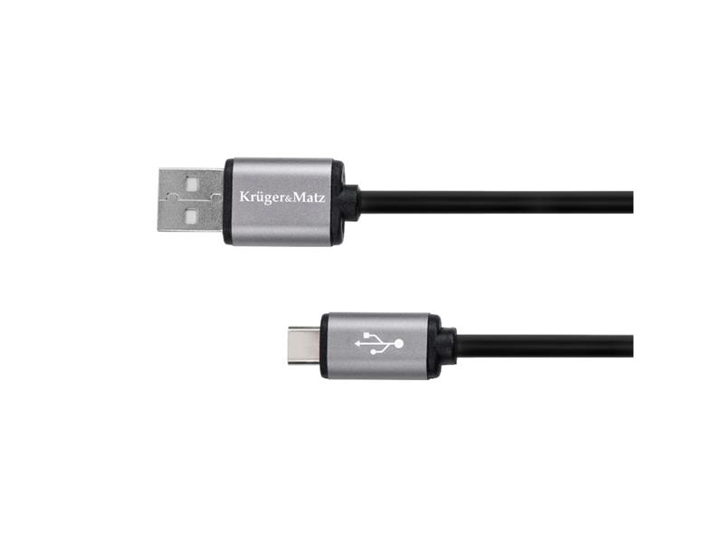 Kábel KRUGER & MATZ KM1240 USB - USB-C 1,8m