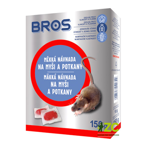 Obrázok BROS 04260 MAKKA NAVNADA NA MYSI A POTKANY 150 G