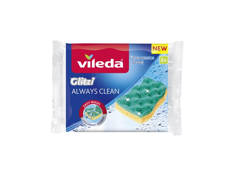 Obrázok VILEDA Glitzi Always Clean viskózna hubka 2 ks (4023103229235)