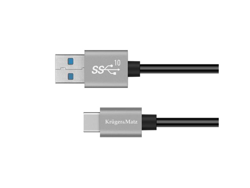 Kábel KRUGER & MATZ KM1262 Basic USB - USB-C 0,5m