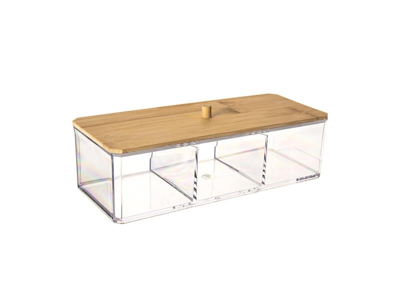 Obrázok Kozmetický organizér Bamboo Eleganza, 23 x 9,5 x 6,5 cm