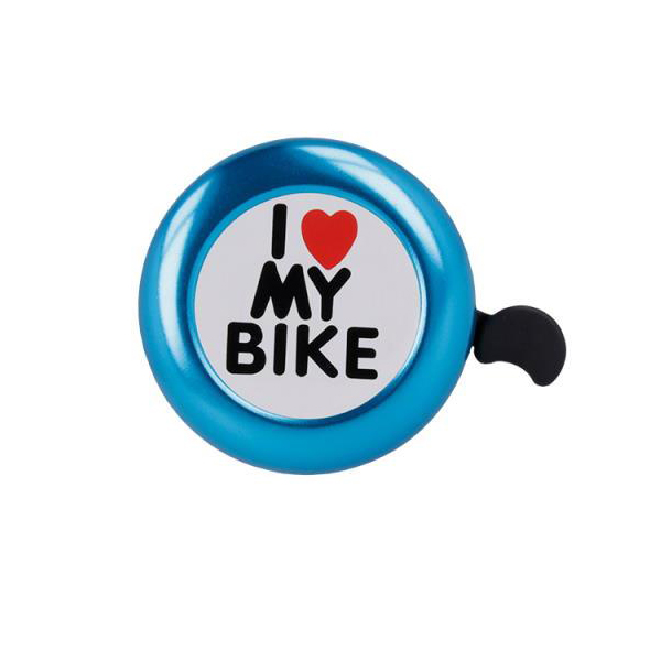 E-shop Zvonček na bicykel Forever Blue I love my bike