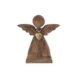 Anjel z mangového dreva ORION 30,5cm
