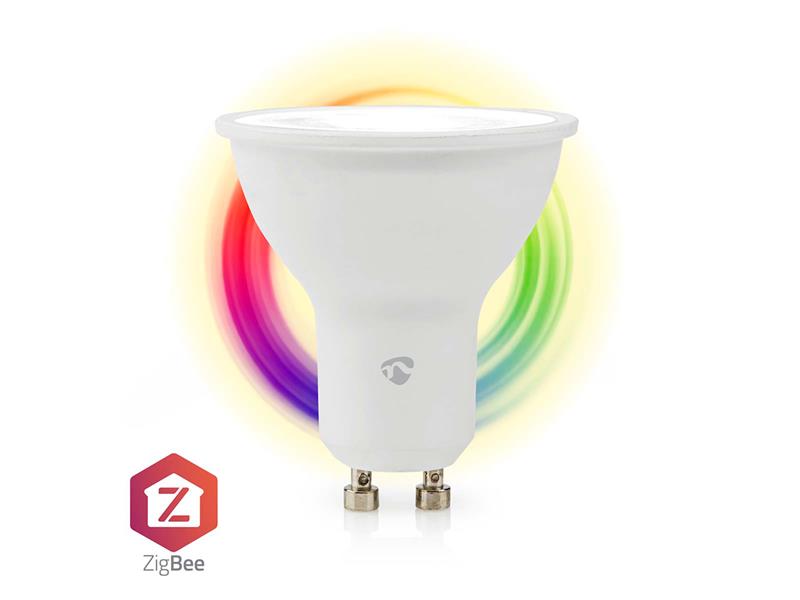 Smart LED žiarovka GU10 4,7 W RGB NEDIS ZBLC10GU10 ZigBee Tuya