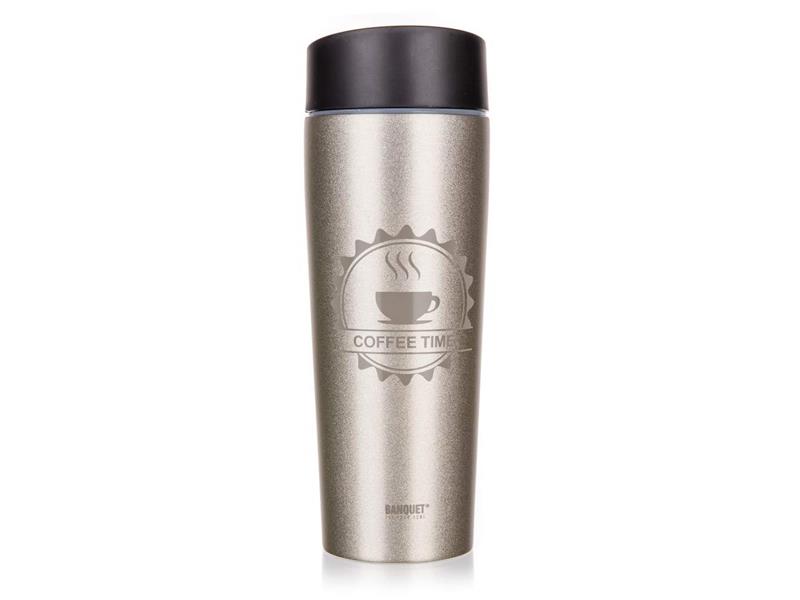 Obrázok BANQUET Termohrnek COFFEE 350 ml, Ivory