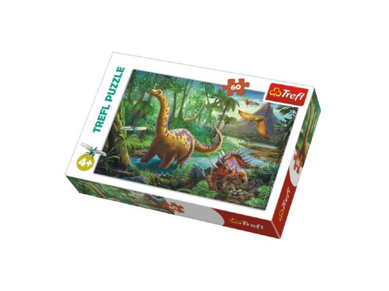 Obrázok Puzzle Dinosauři na cestách