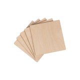 Drevené doštičky SIXTOL Creative Wood Set 5 5ks 10x10cm