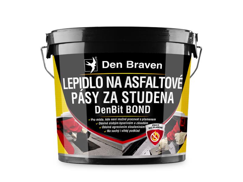 Obrázok Den Braven DENBIT BOND Lepidlo na asfaltové pásy za studena - cierna - 5 kg