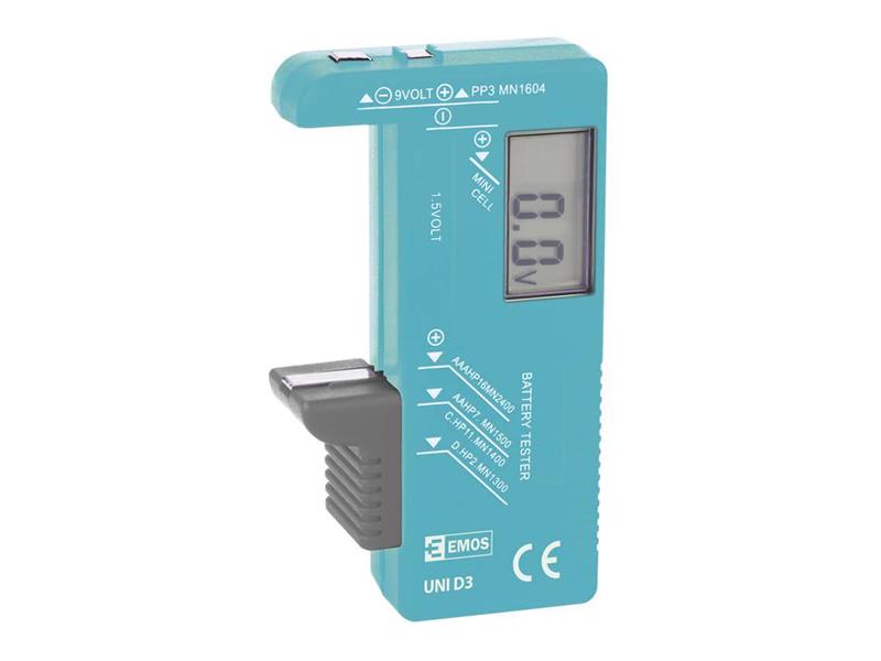 Tester batérií EMOS N0322