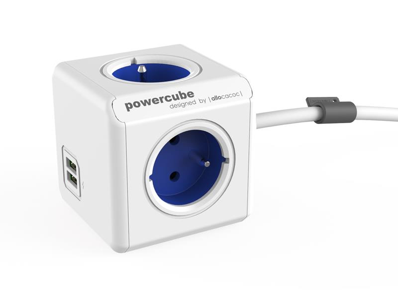 PowerCube kábel Extended USB 1,5m Modrý 2402BL/FREUPC