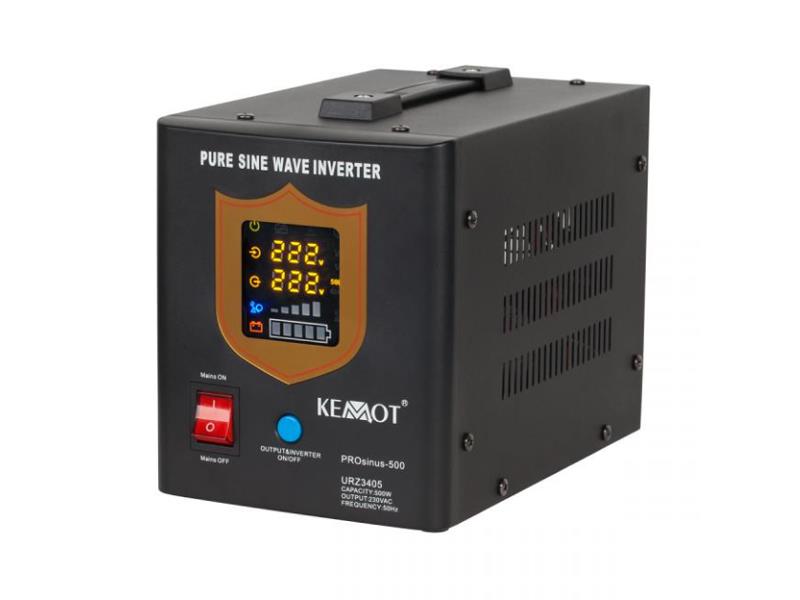 Obrázok Menič napätia 12V / 230V - sínusový 300W s funkciou UPS / Kemot PROsinus 300