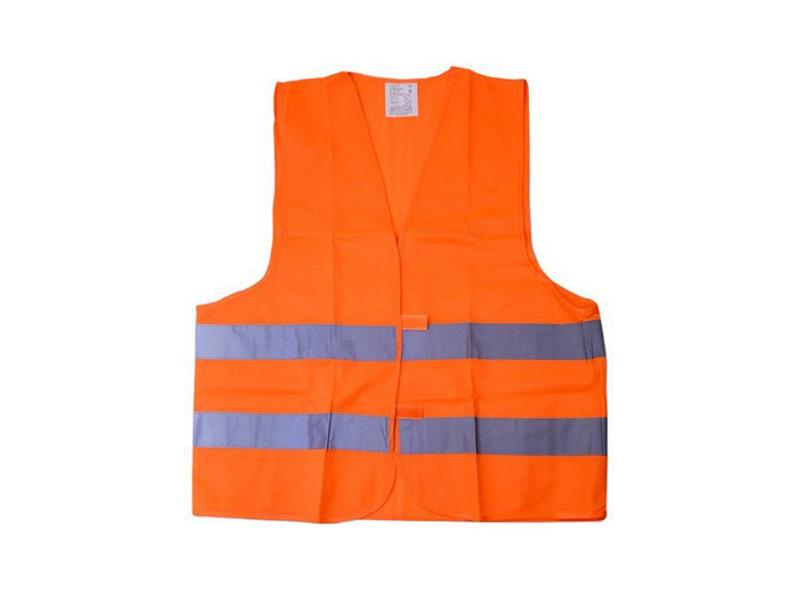 Reflexná výstražná vesta oranžová COMPASS 01511