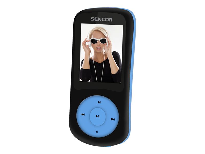 Prehrávač MP3/MP4 SENCOR SFP 5870 Black/Blue 8GB