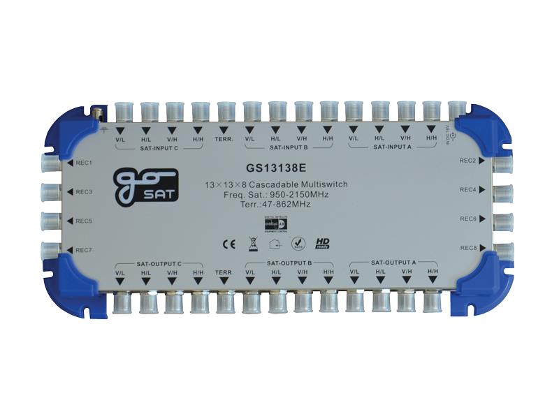 Obrázok Satelitný multiprepínač - GoSAT GS13138E