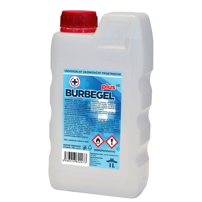 E-shop BURBEGEL 1L 24ks balenie dezinfekcia